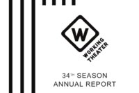 Cover of annual report of 35th season